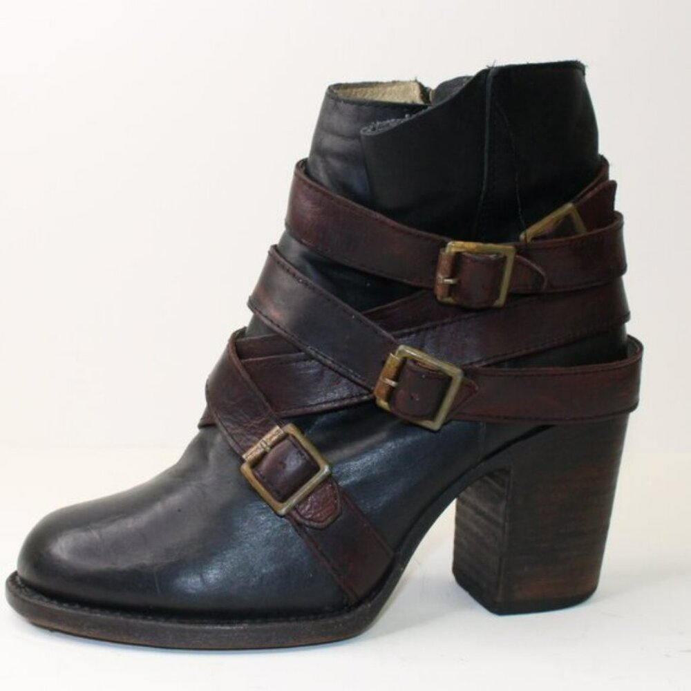 Freebird Hustl Ankle Biker Strap Boots (8 Us) View 3